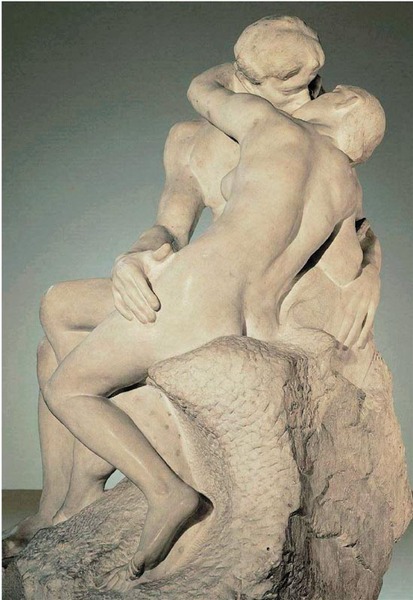 罗丹 吻 雕塑