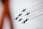 德国柏林举行航展 西班牙空军表演“空中芭蕾”