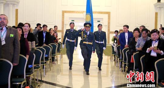 5月16日，第15届世界灾难医学国际会议在哈萨克斯坦最大城市阿拉木图开幕。　钟欣 摄