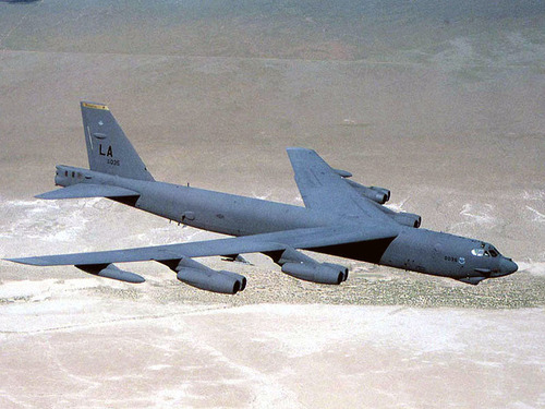 美国B-52战略轰炸机。（资料图）