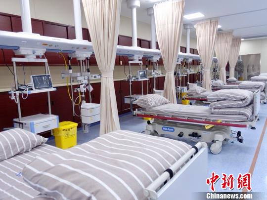 杭州市某医院康复中心。　钱晨菲 摄
