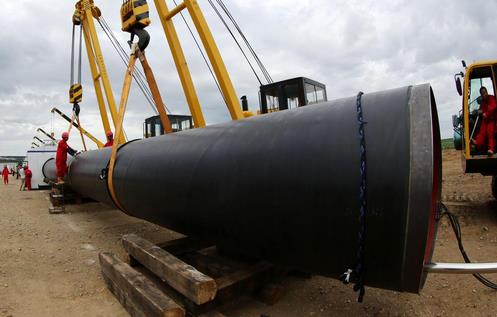 2015年6月，中俄东线天然气管道工程中国境内段开工。来源：新华网