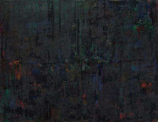 王刚，痛觉，140×180cm，布面油彩，2015