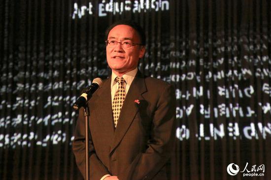 中国驻旧金山总领事王东华在开幕式上发表致辞