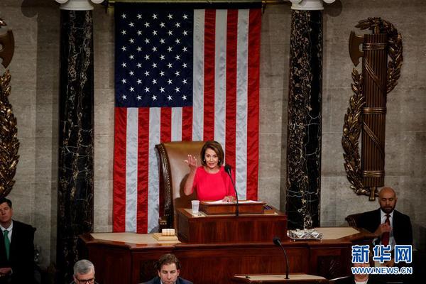 佩洛西当选众议院议长 1月3日，在美国华盛顿，南希·佩洛西（中）当选国会众议院议长后发表讲话。