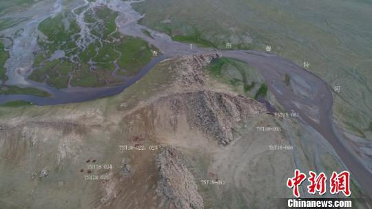 图为发掘区航拍图。 内蒙古自治区文物考古研究所供图 摄