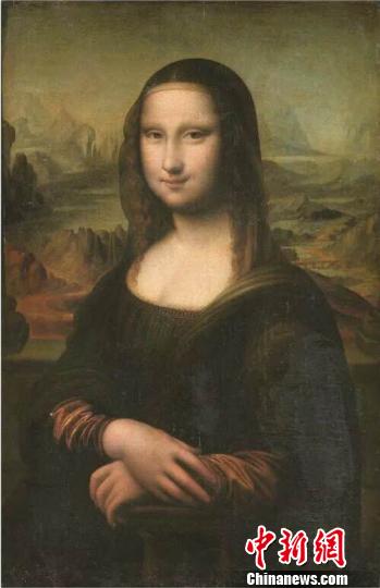 卢浮宫所藏《蒙娜丽莎》同时期的佳作《蒙娜丽莎的微笑》。　泓艺九洲 摄