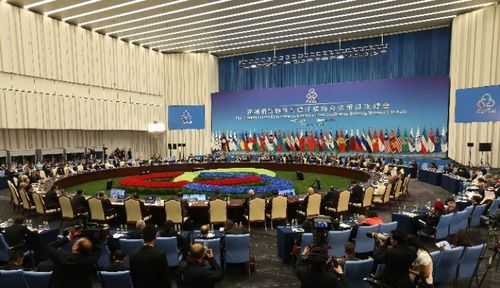 2014年5月21日，亚洲相互协作与信任措施会议第四次峰会在上海举行。新华社记者 庞兴雷 摄