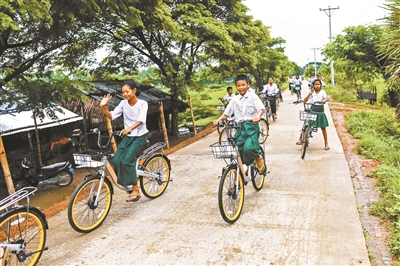 废弃共享单车去哪儿了?4000辆单车在缅甸获新生