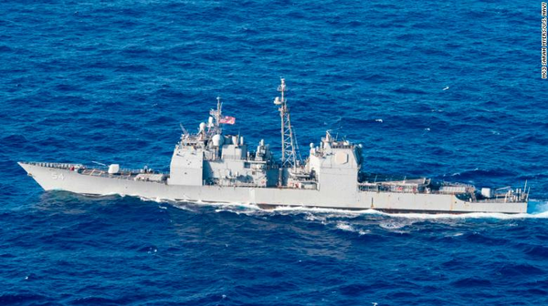 今年第六次！美海军第七舰队巡洋舰又过台湾海峡