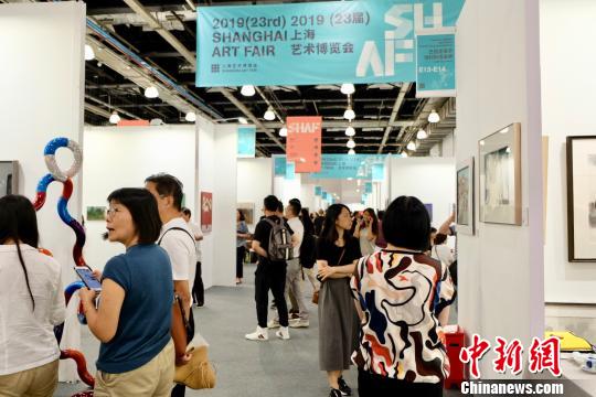 第二十三届上海艺术博览会开幕　18家台湾画廊“抱团”参展