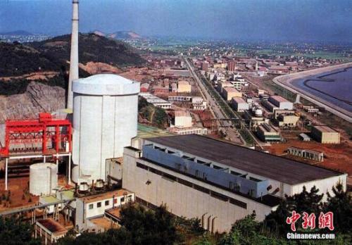 资料图：1991年12月15日，中国自行设计、建造和运营管理的第一座30万千瓦压水堆核电站——秦山核电站建成。<a target='_blank' href='http://www.chinanews.com/'>中新社</a>发 钟欣 摄