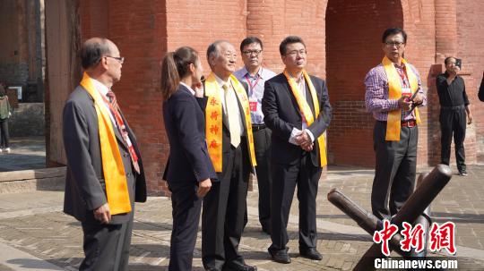 新党主席郁慕明出席全球华人武圣关公朝圣大典活动。　杜利勇 摄