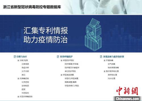 浙江省新型冠状病毒防控专题数据库上线
