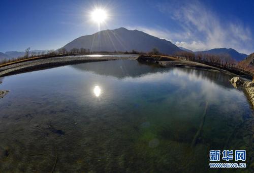 　　西藏雅尼国家湿地公园一景（2月2日摄2）。