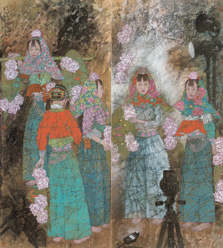 花之梦-160.5×179cm-2009年-徐惠泉