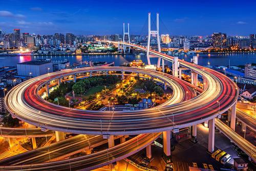 美丽的上海南浦大桥