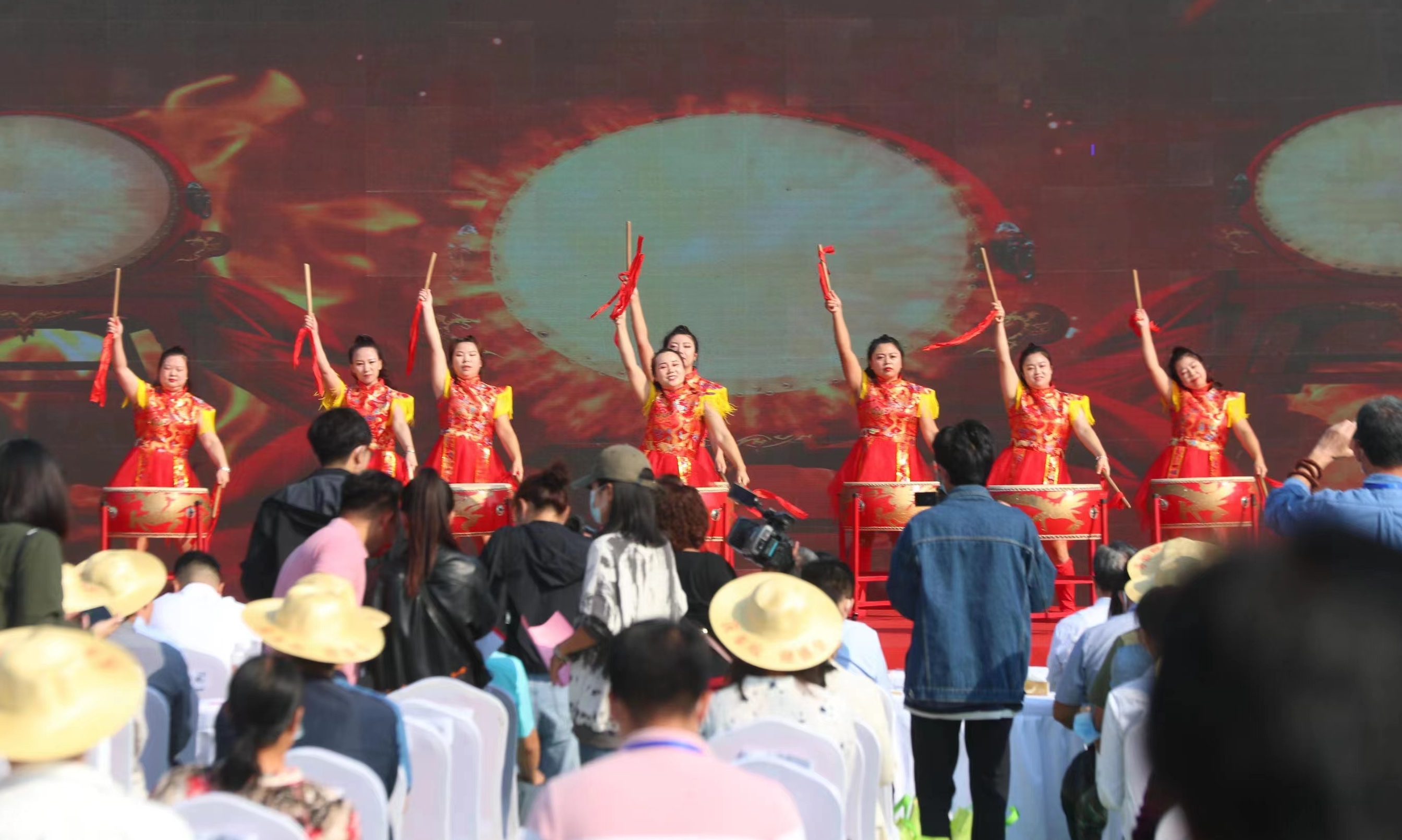 上海桃花节开幕式战鼓表演上海战鼓表演上海高端节目 - 哔哩哔哩
