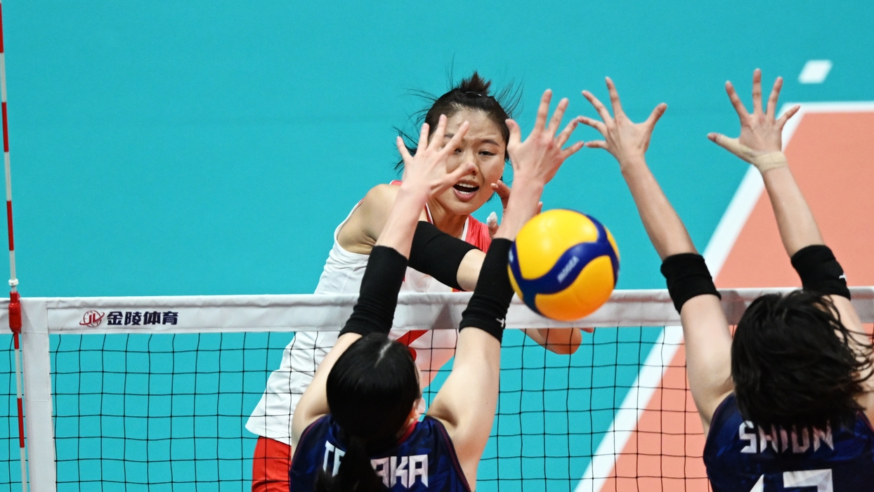 【高清组图】中国女排第九次夺得亚运会冠军